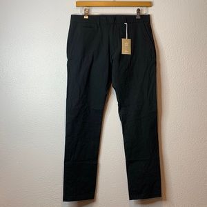 J. Crew Men's $90 484 Slim-Fit Tech Pant Size 32X30 Black AW005